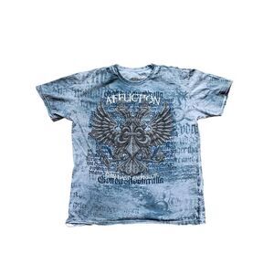 vintage affliction fedor emelianenko mma t-shirt